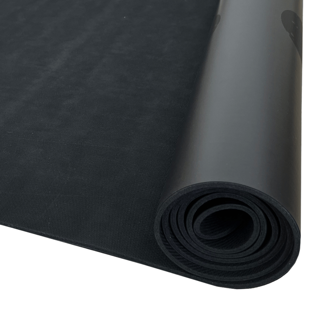 NATURAL RUBBER AND PU NON-SLIP MAT  " Moon Black"